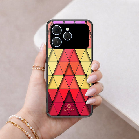Tecno Spark 40 Cover - ONation Pyramid Series - HQ Premium Shine Durable Shatterproof Case