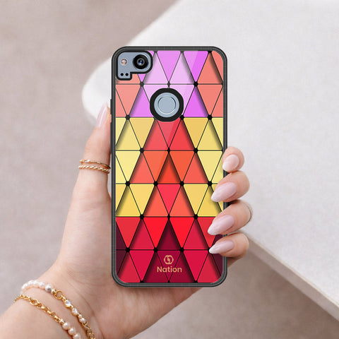 Google Pixel 2 Cover - ONation Pyramid Series - HQ Premium Shine Durable Shatterproof Case