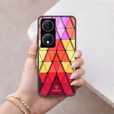 Honor X7b 5G Cover - ONation Pyramid Series - HQ Premium Shine Durable Shatterproof Case