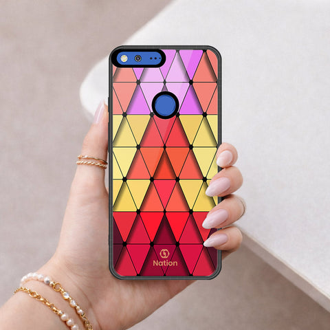 Google Pixel Cover - ONation Pyramid Series - HQ Premium Shine Durable Shatterproof Case