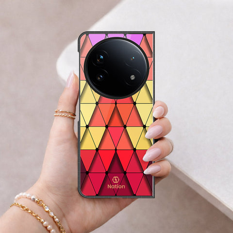 Oppo Find N5 Cover - ONation Pyramid Series - HQ Premium Shine Durable Shatterproof Case