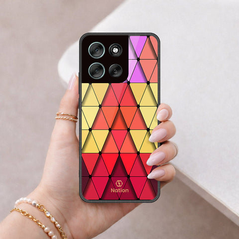 Motorola Moto G56 Cover - ONation Pyramid Series - HQ Premium Shine Durable Shatterproof Case