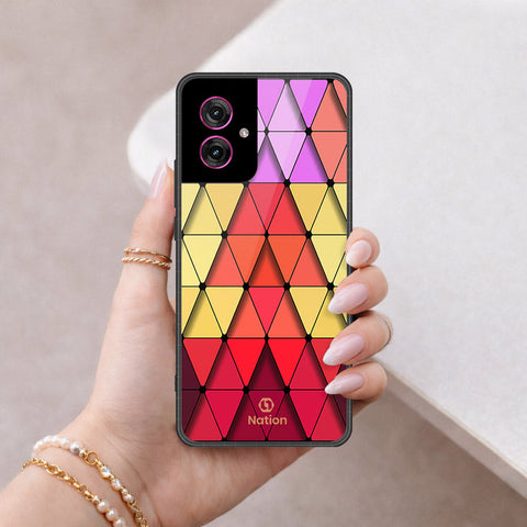 Motorola Moto G55 Cover - ONation Pyramid Series - HQ Premium Shine Durable Shatterproof Case