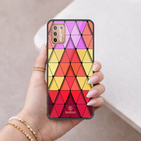 Motorola Moto G9 Plus Cover - ONation Pyramid Series - HQ Premium Shine Durable Shatterproof Case