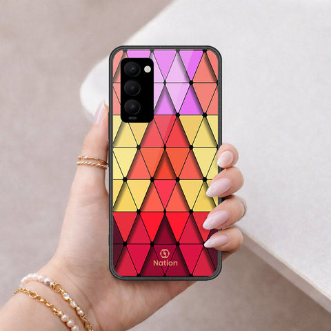 Tecno Camon 18T Cover - ONation Pyramid Series - HQ Premium Shine Durable Shatterproof Case