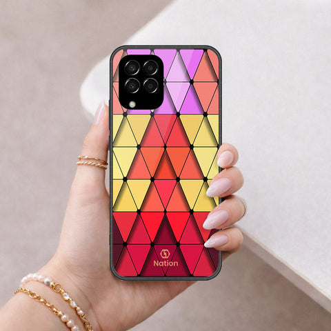 Samsung Galaxy M33 Cover - ONation Pyramid Series - HQ Premium Shine Durable Shatterproof Case