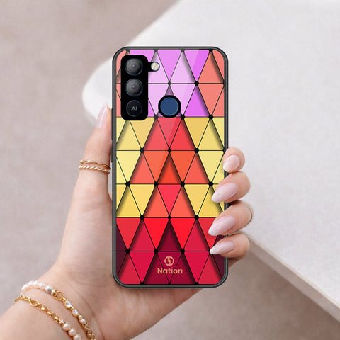 Tecno Pop 5 LTE Cover - ONation Pyramid Series - HQ Premium Shine Durable Shatterproof Case