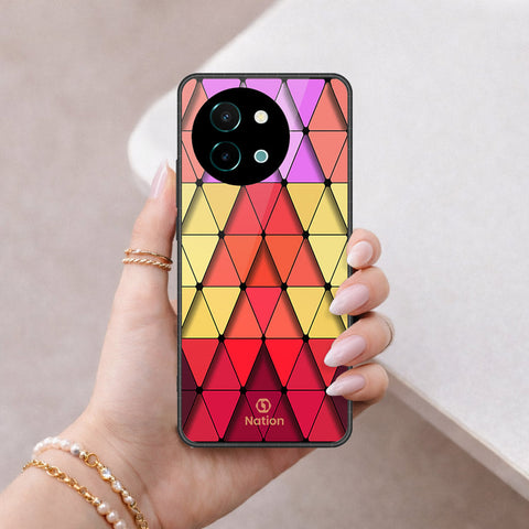 Vivo Y38 Cover - ONation Pyramid Series - HQ Premium Shine Durable Shatterproof Case