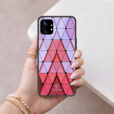 Nothing Phone 1 Cover - ONation Pyramid Series - HQ Premium Shine Durable Shatterproof Case