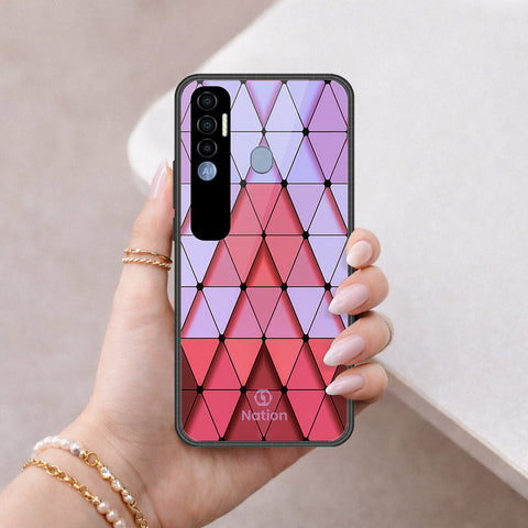 Tecno Spark 7 Pro Cover - ONation Pyramid Series - HQ Premium Shine Durable Shatterproof Case