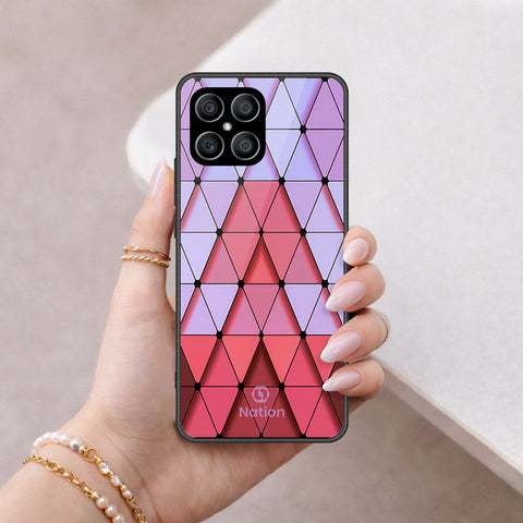 Honor X8 Cover - ONation Pyramid Series - HQ Premium Shine Durable Shatterproof Case