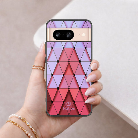 Google Pixel 8 Cover - ONation Pyramid Series - HQ Premium Shine Durable Shatterproof Case