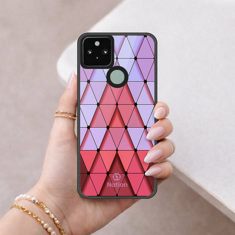 Google Pixel 5 Cover - ONation Pyramid Series - HQ Premium Shine Durable Shatterproof Case