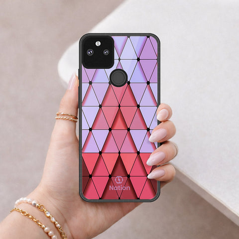 Google Pixel 5a 5G Cover - ONation Pyramid Series - HQ Premium Shine Durable Shatterproof Case