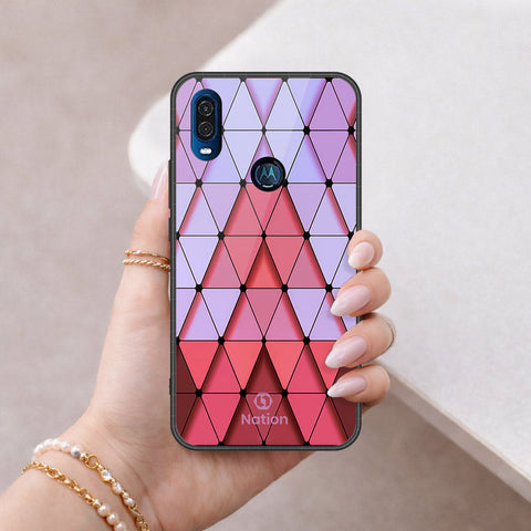 Motorola P40 Cover - ONation Pyramid Series - HQ Premium Shine Durable Shatterproof Case