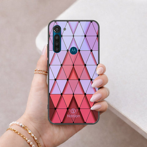 Motorola Moto G8 Power Cover - ONation Pyramid Series - HQ Premium Shine Durable Shatterproof Case