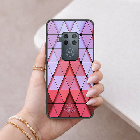 Motorola One Zoom Cover - ONation Pyramid Series - HQ Premium Shine Durable Shatterproof Case