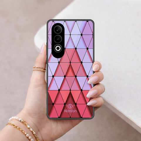 Oppo K12 Cover - ONation Pyramid Series - HQ Premium Shine Durable Shatterproof Case