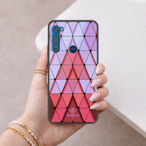 Motorola One Fusion Plus Cover - ONation Pyramid Series - HQ Premium Shine Durable Shatterproof Case