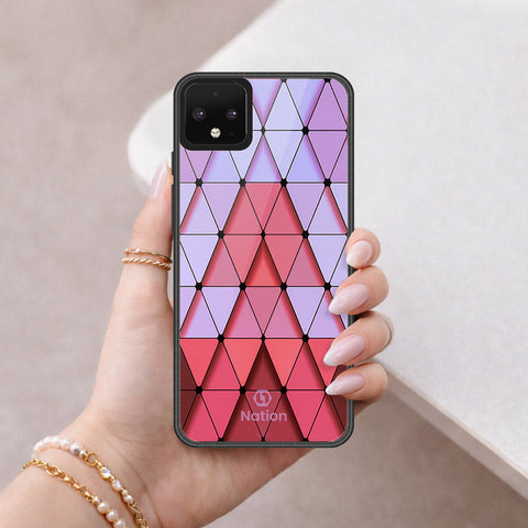 Google Pixel 4 Cover - ONation Pyramid Series - HQ Premium Shine Durable Shatterproof Case