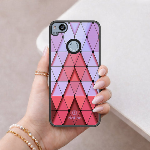 Google Pixel 2 Cover - ONation Pyramid Series - HQ Premium Shine Durable Shatterproof Case