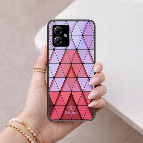 Motorola Moto G14 Cover - ONation Pyramid Series - HQ Premium Shine Durable Shatterproof Case
