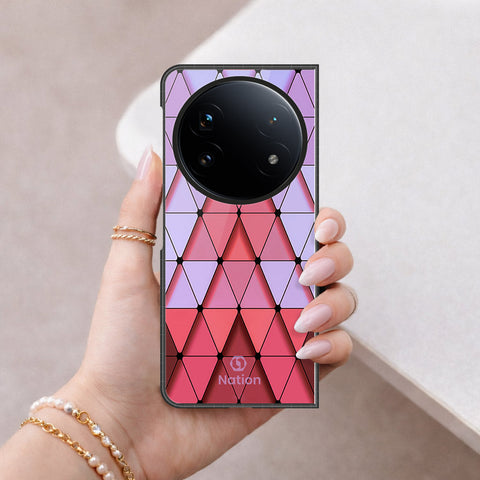 Oppo Find N5 Cover - ONation Pyramid Series - HQ Premium Shine Durable Shatterproof Case