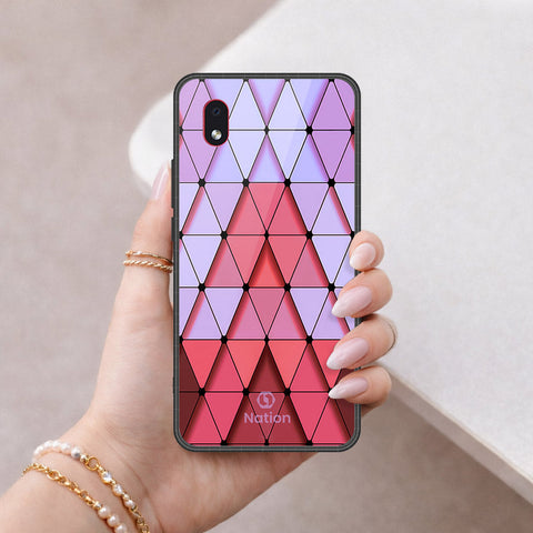 Samsung Galaxy A01 Core Cover - ONation Pyramid Series - HQ Premium Shine Durable Shatterproof Case