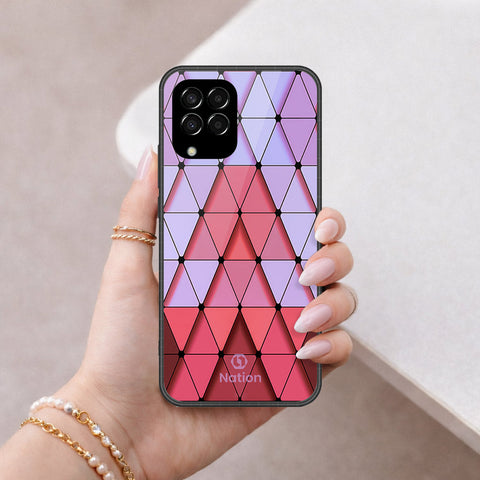 Samsung Galaxy M33 Cover - ONation Pyramid Series - HQ Premium Shine Durable Shatterproof Case