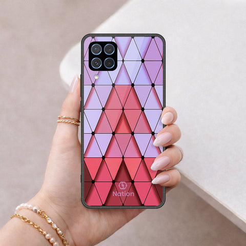 Samsung Galaxy M62 Cover - ONation Pyramid Series - HQ Premium Shine Durable Shatterproof Case