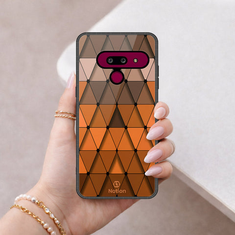 LG G8 ThinQ Cover - ONation Pyramid Series - HQ Premium Shine Durable Shatterproof Case