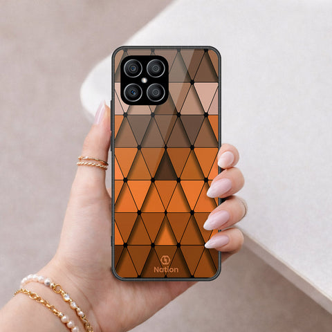 Honor X8 Cover - ONation Pyramid Series - HQ Premium Shine Durable Shatterproof Case