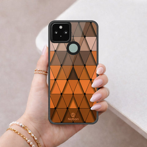 Google Pixel 5 Cover - ONation Pyramid Series - HQ Premium Shine Durable Shatterproof Case