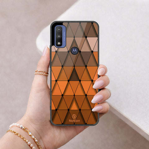 Motorola G Pure 2021 Cover - ONation Pyramid Series - HQ Premium Shine Durable Shatterproof Case