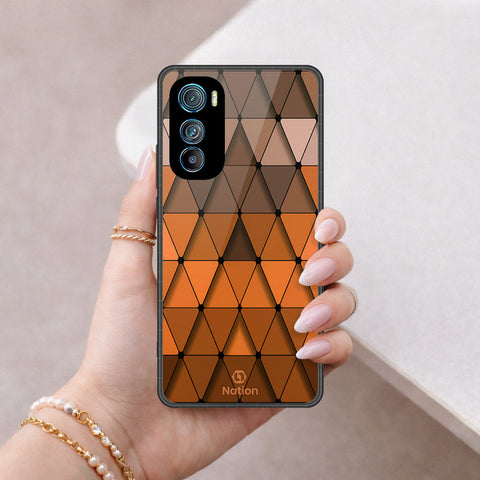 Motorola Edge 30 Cover - ONation Pyramid Series - HQ Premium Shine Durable Shatterproof Case