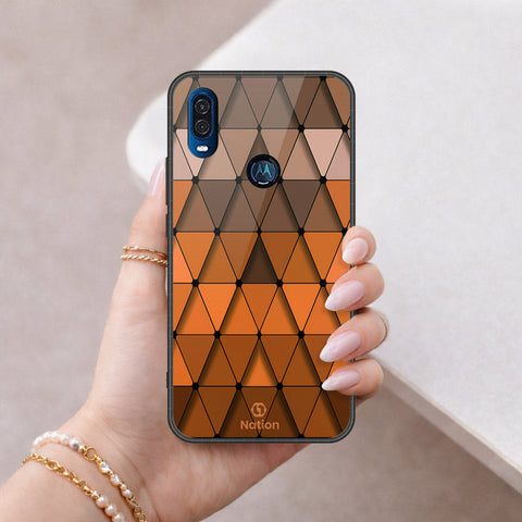Motorola P40 Cover - ONation Pyramid Series - HQ Premium Shine Durable Shatterproof Case