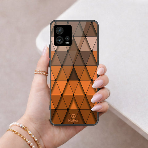 Motorola Moto G72 Cover - ONation Pyramid Series - HQ Premium Shine Durable Shatterproof Case