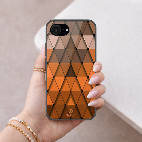 iPhone 18e Cover - ONation Pyramid Series - HQ Ultra Shine Premium Infinity Glass Soft Silicon Borders Case