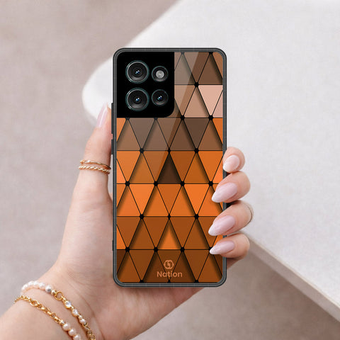 Motorola Edge 50 Cover - ONation Pyramid Series - HQ Premium Shine Durable Shatterproof Case
