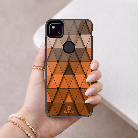 Google Pixel 4a 4G Cover - ONation Pyramid Series - HQ Premium Shine Durable Shatterproof Case