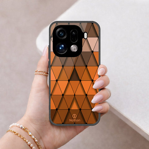 Oppo Find X9 Pro Cover - ONation Pyramid Series - HQ Premium Shine Durable Shatterproof Case