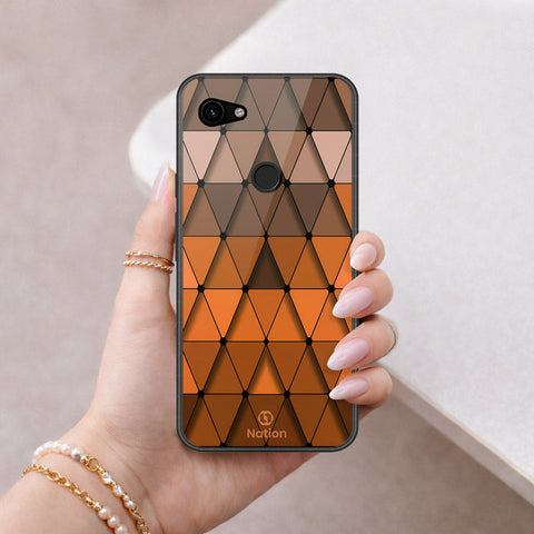 Google Pixel 3a Cover - ONation Pyramid Series - HQ Premium Shine Durable Shatterproof Case