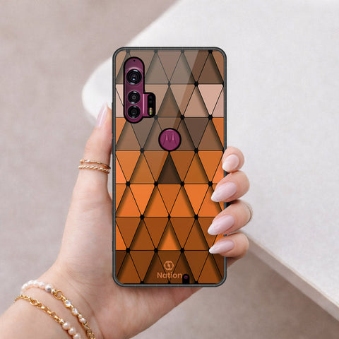 Motorola Edge Plus Cover - ONation Pyramid Series - HQ Premium Shine Durable Shatterproof Case