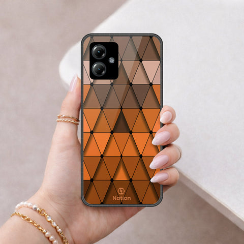 Motorola Moto G14 Cover - ONation Pyramid Series - HQ Premium Shine Durable Shatterproof Case