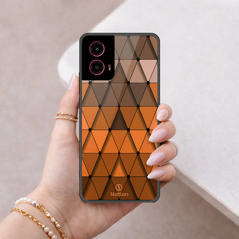 Motorola Moto G45 Cover - ONation Pyramid Series - HQ Premium Shine Durable Shatterproof Case