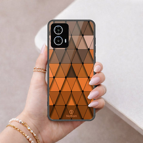 Motorola Moto G34 Cover - ONation Pyramid Series - HQ Premium Shine Durable Shatterproof Case