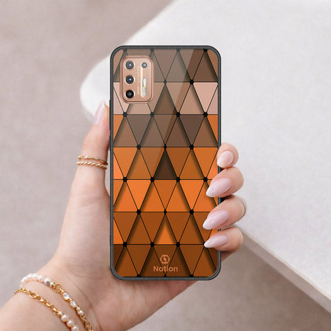 Motorola Moto G9 Plus Cover - ONation Pyramid Series - HQ Premium Shine Durable Shatterproof Case