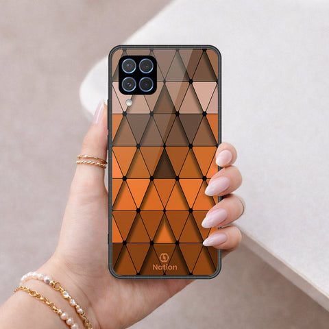 Samsung Galaxy M62 Cover - ONation Pyramid Series - HQ Premium Shine Durable Shatterproof Case