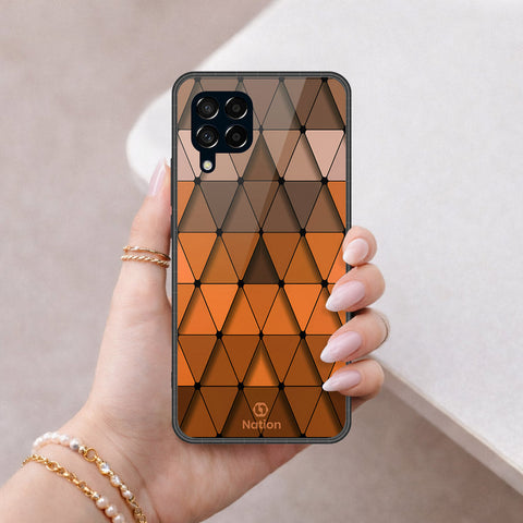 Samsung Galaxy M53 Cover - ONation Pyramid Series - HQ Premium Shine Durable Shatterproof Case