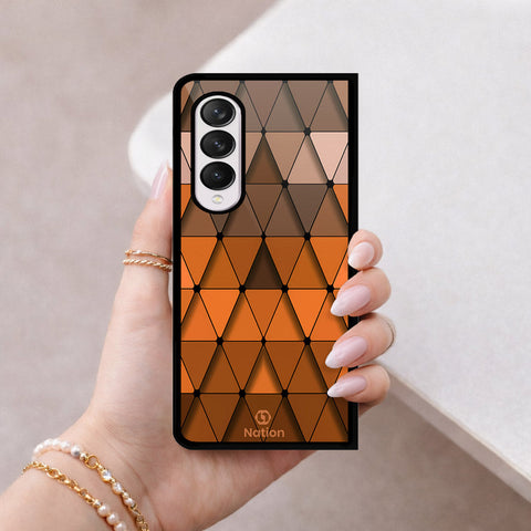 Samsung Galaxy Z Fold 4 5G Cover - ONation Pyramid Series - HQ Premium Shine Durable Shatterproof Case